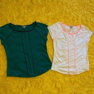 Women’s Banana Republic blouses 2 size L